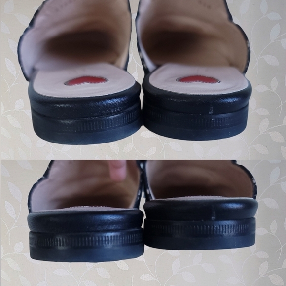 Gucci Princetown Loafer Mules Lace Overlay Horsebit Leather Black Nude 36 - Picture 11 of 15